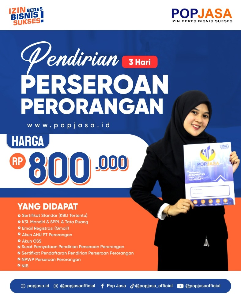 Jasa Pembuatan PT Perorangan