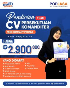 Jasa Pengurusan CV, Jasa Pembuatan CV, Jasa Pendirian CV, Jasa Perizinan CV