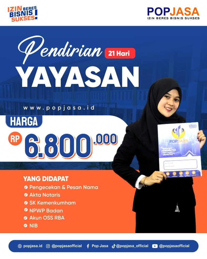 Jasa Pendirian Yayasan