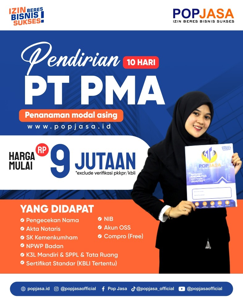 Jasa Pendirian PT PMA