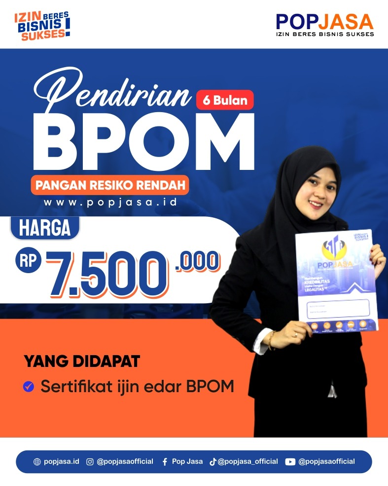 Jasa Pendirian BPOM