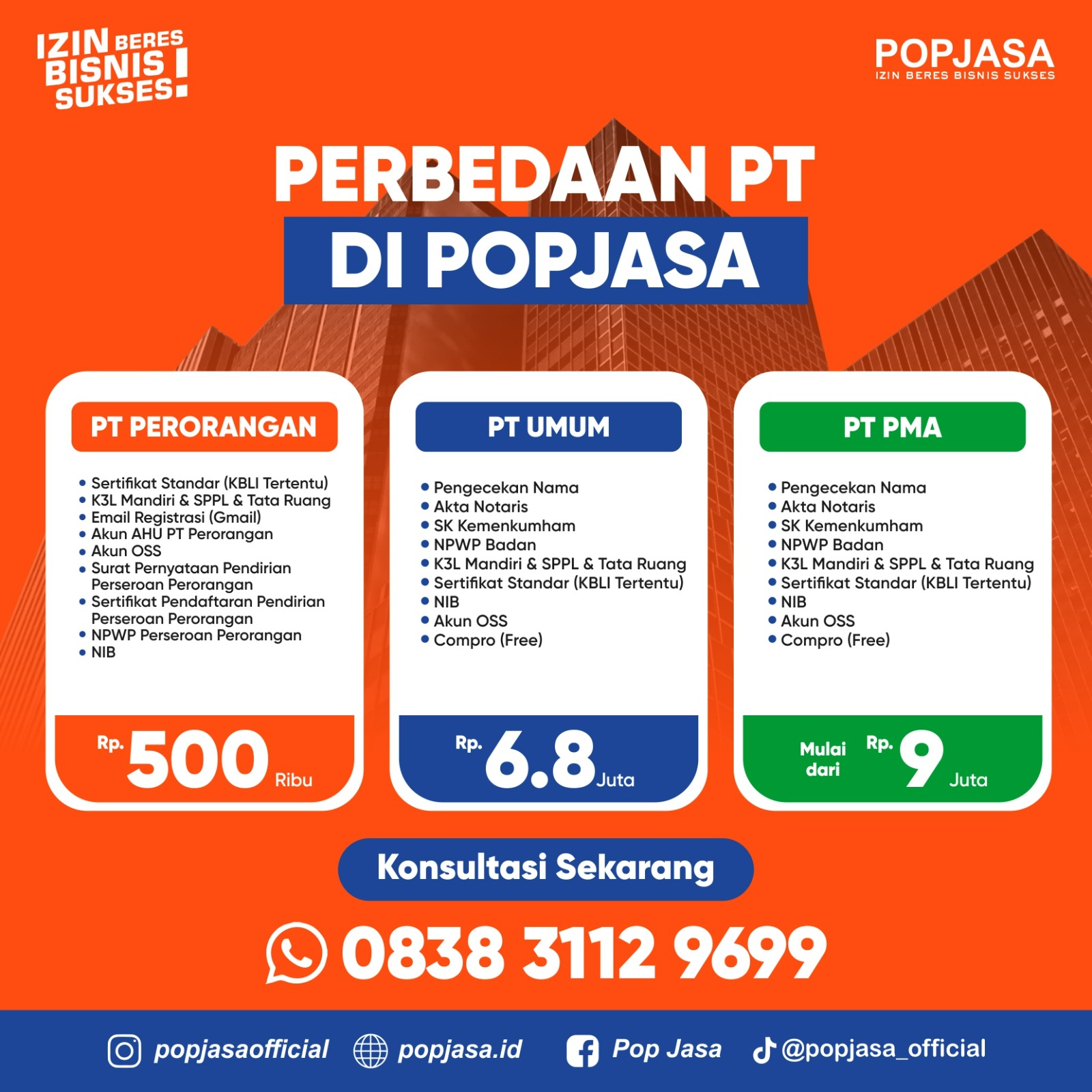 Jasa Pendirian UD | Jasa Pendirian CV | Jasa Pendirian PT | 083831129699 | Solusi Legalitas Usaha Terpercaya Sejak 2010 | Cepat, Mudah, 100% Resmi!