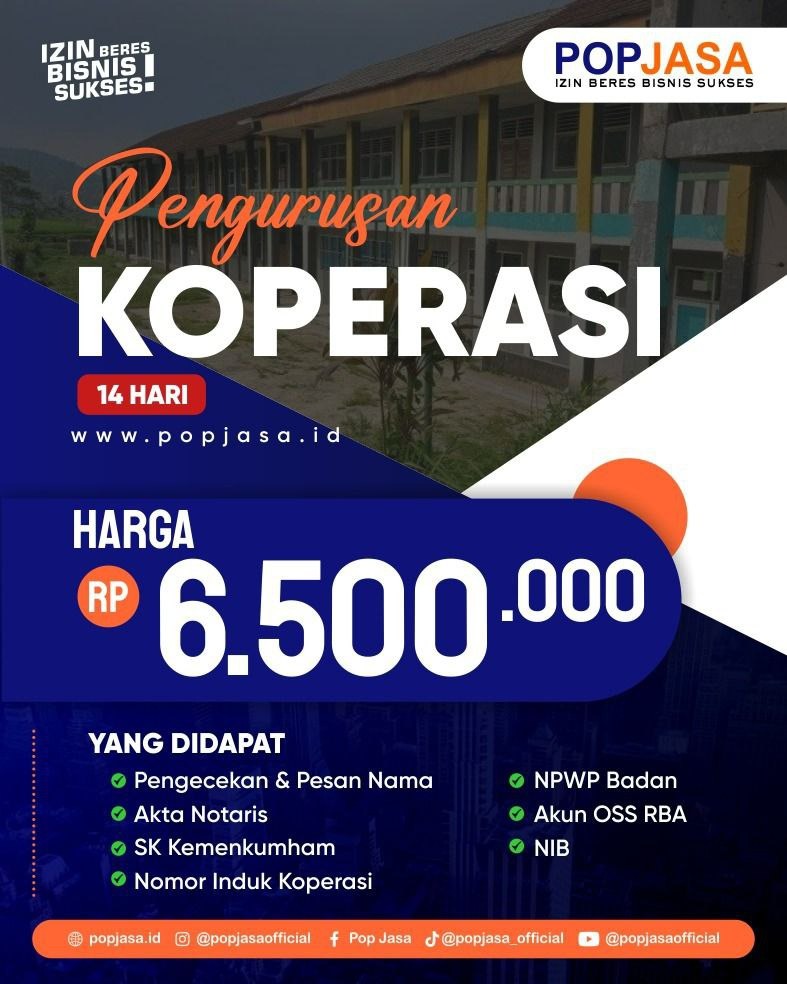 Jasa pendirian Koperasi MBG, Pendirian Koperasi MBG, Legalitas Koperasi MBG, Biaya pendirian Koperasi MBG, Konsultasi pendirian Koperasi MBG, Jasa perizinan koperasi, Pembuatan koperasi resmi, Pendirian koperasi sosial, Syarat pendirian koperasi MBG, Pengurusan koperasi makanan bergizi, Konsultan pendirian koperasi, Proses pembuatan koperasi, Layanan legalitas koperasi, Cara membuat koperasi MBG, Pendirian koperasi amal,